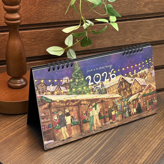 2026 Desk Calendar: A Year of Love and Warmth