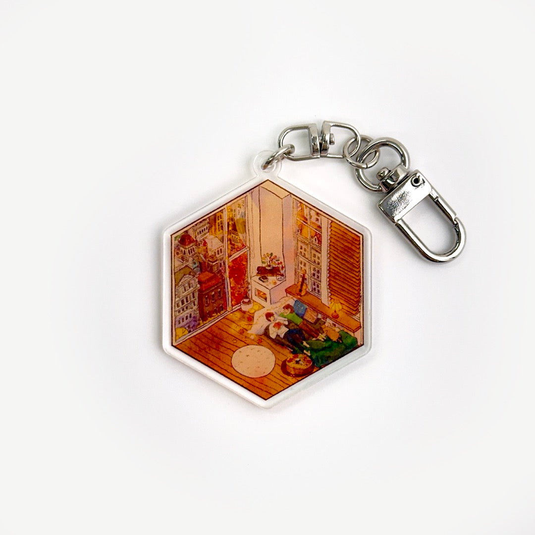 Illustration no.327 - Puuung Keychain