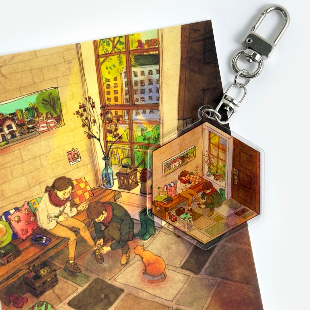 Illustration no.65 - Puuung Keychain