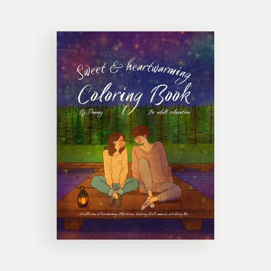 Sweet & Heartwarming Coloring Book