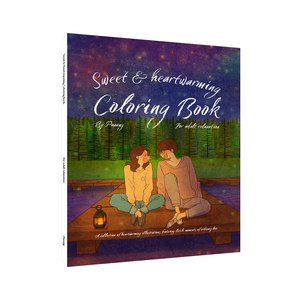 Sweet & heartwarming coloring book